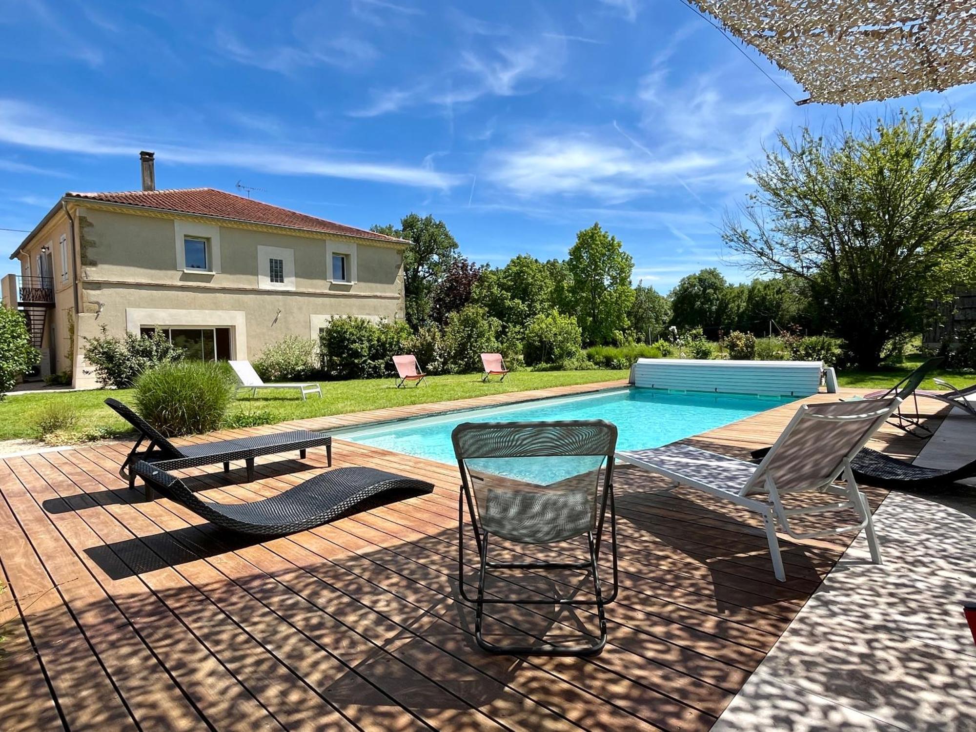 Gite Campagne Famille 15 Pers Piscine Chauffee Jeux Enfants Petanque Saint-Sauvy Eksteriør billede