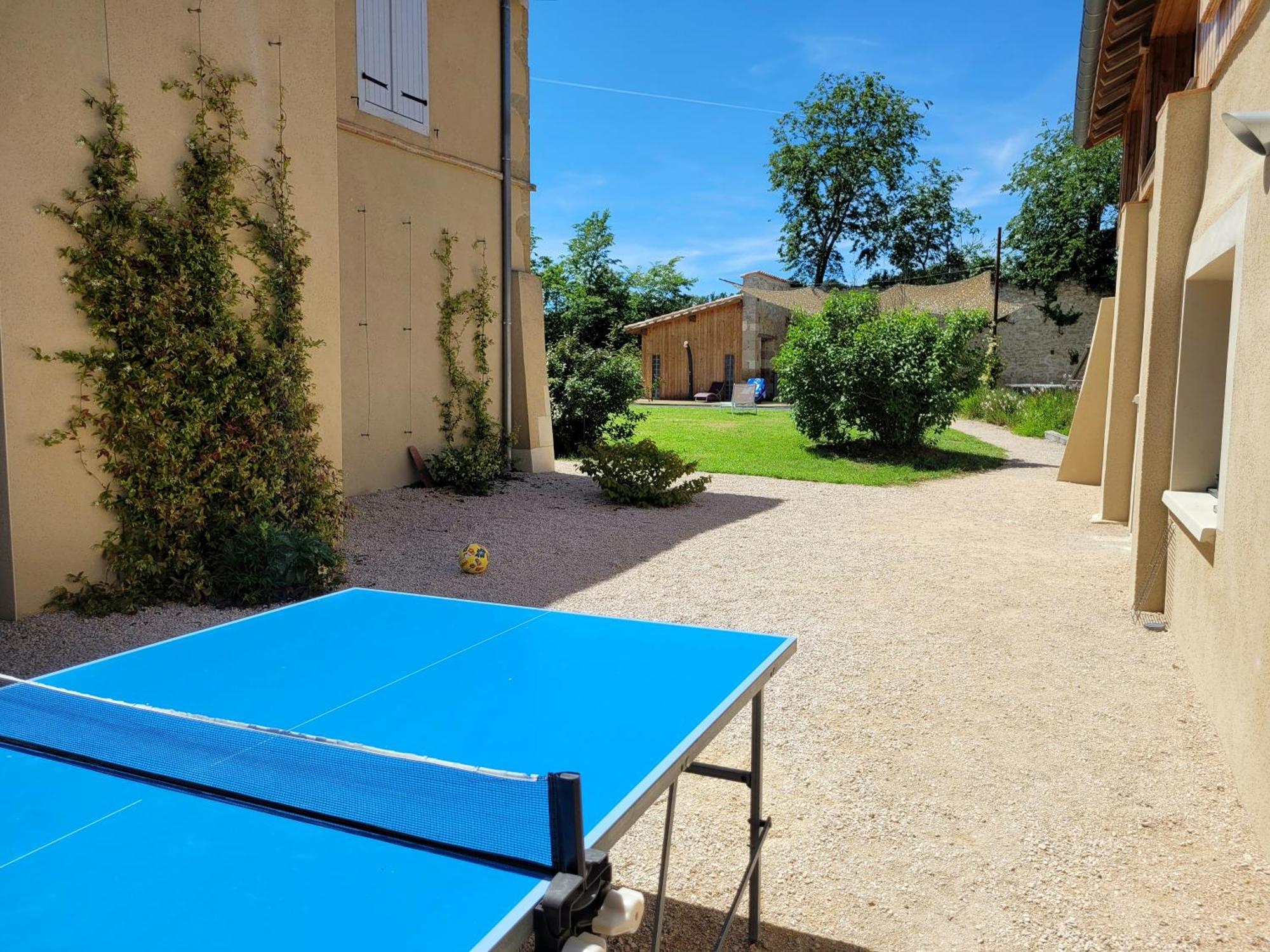 Gite Campagne Famille 15 Pers Piscine Chauffee Jeux Enfants Petanque Saint-Sauvy Eksteriør billede